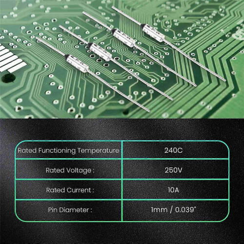10 διακόπτες TF 240C 250V 10A με θερμορυθμιζόμενα προστατευτικά πόδια 2