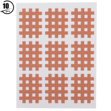 Cross Tape For Acupuncture Points, Strong Adhesive Skin-Color Elastic Strips For Trigger Points, Waterproof Breathable Patches (10PCS)