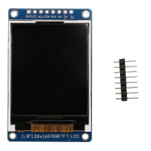 Μονάδα έγχρωμης οθόνης LCD 1,8 ιντσών 128x160 RGB SPI TFT LCD ST7735S 3.3V αντικατάστασης