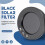 1.25 Inch Black Solar Filter Astronomical Telescope Accessory Optical Glass Disc Optical Filter 4