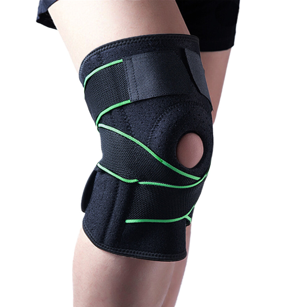 Compression Knee Support for Arthritis Pain Relief & Meniscus Tear Recovery, Medical Patellar Gel Pad Knee Braces with Adjustable Neoprene Sleeve for