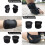 Youth Protective Gear Set, Anatomically Designed Impact Resistant ABS Plastic, Easy-Strap Closure System for Secure Fit, Breathable Mesh for Cool Air 3