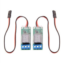 Sada 2 PWM elektronických relé pre RC lietadlá (modely), navigačné svetlá a univerzálny ovládač