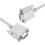 1pc 5ft F/F Serial RS232 Null Modem Cable Female to Female DB9 FTA Cross Connection 9 Pin Data COM 1