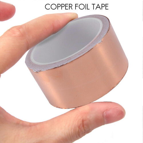 50mm x 10m EMI copper adhesive foil roll, self-adhesive 2