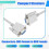 1pc 5ft F/F Serial RS232 Null Modem Cable Female to Female DB9 FTA Cross Connection 9 Pin Data COM 5