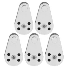 5 pieces stainless steel M25 pulleys hanging rope pulley lifting rope pulley roller