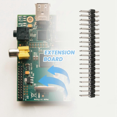 12pcs 40 Pin GPIO Header Kit 20X2 Pins Angle GPIO Header Socket compatible with Raspberry Pi Zero/4B/3B+/3 1