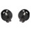 10 black round button cell holders compatible with CR2032 2016 2025 4