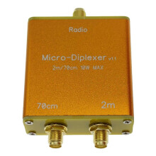 10W V/U 2m 70cm Mikro-Diplexer Duplexfilter, zwischen Sender und Antenne zu platzieren.