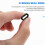 50 black nitrile rubber O-ring seals (discs) 4
