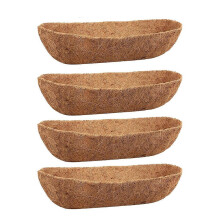 Set van 4 kokosmatten van 61 cm (24 inch) voor wandplantenbakken, vensterbanken, terrassen, enz.