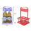 Foldable plastic cup holder with 4 holes, reusable and equipped with a handle, portable. 5