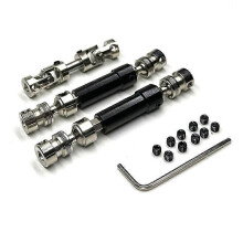 3pcs Metal CVD Drive Shaft compatible with MN128 MN86 MN86S MN86K MN86KS MN G500 1/12 RC Car Upgrade