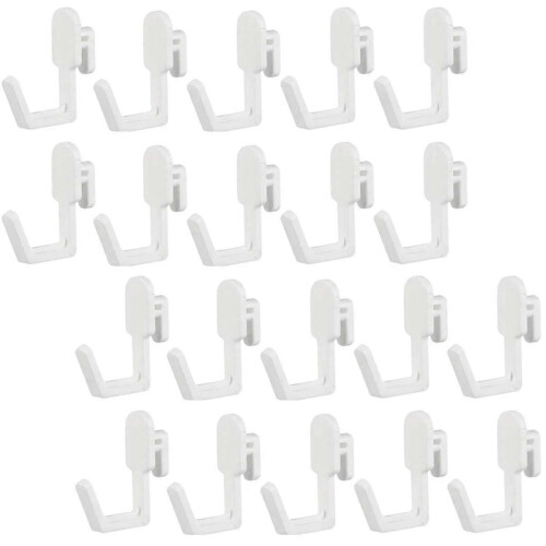 24 γάντζοι Pegboard, J-Hooks, αξεσουάρ αποθήκευσης Pegboard
