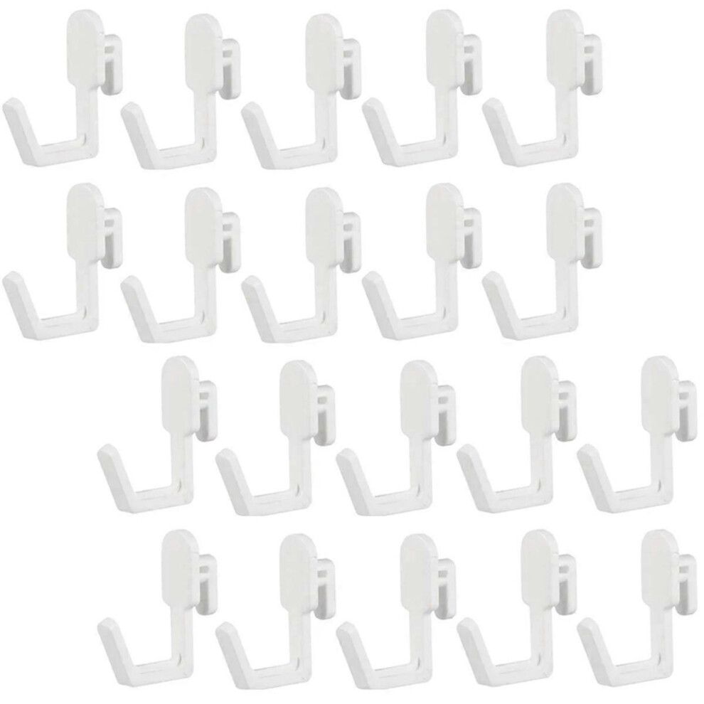 24 Pcs. Pegboard Hooks, J-Shaped Pegboard Hooks, Pegboard Tool Organizer Accessories 8128813655780