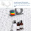 24 γάντζοι Pegboard, J-Hooks, αξεσουάρ αποθήκευσης Pegboard 3