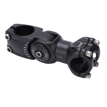 Adjustable Bike Stem for MTB Road Bicycle High Strength Aluminum Alloy Hollow Design Lightweight Durable Angle Indicator Easy Installation with Four B