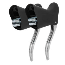 Bicycle Brake Lever Pair, Aluminum Alloy Brake Handles for Mountain Road Bike, Lightweight and Sturdy Design with Excellent Speed Control, Rustproof W