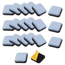 Smooth Teflon Slider Pads, Self-Adhesive for Instant Furniture Mobility, Enhance Your Home with Noiseless, Damage-Free Furniture Maneuvering (24PCS)
