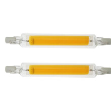 Projecteur LED 118 mm, projecteur double extrémité polyvalent pour une utilisation intérieure et extérieure, lumière blanche froide 6000 K à