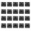 20 x 8-pin IC sockets, solder type, 2.54mm pitch, adapter 1
