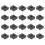 20 x 8-pin IC sockets, solder type, 2.54mm pitch, adapter 3