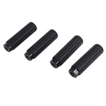 Set di 4 poggiapiedi per bicicletta, poggiapiedi antiscivolo in lega di alluminio, poggiapiedi BMX per mountain bike (posteriori)
