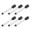 100 black whiteboard markers with rubber cap, fine tip, dry-erase 2