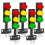 5x LED Traffic Light Module Creative DIY Mini Traffic Light 3.3-5V Compatible with Arduino 1