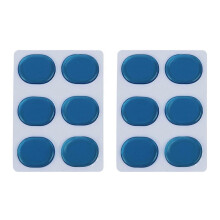 12 pieces/set D Kit muffler stickers, silica gel stickers, D damper gel pads, snare D muffle