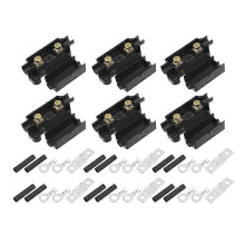 Conjunto de portafusibles ANS para sistema de batería dual, portafusibles, conectores de alimentación de conducto, tubo termorretráctil precortado