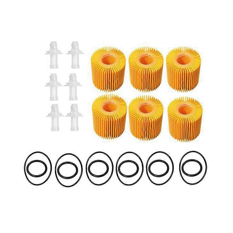 Sets Of Oil Filter Kits Compatible With Toyota Avalon Camry Highlander Rav4 Sienna Tacoma Venza Lexus 04152-Yzza1 8881646724848
