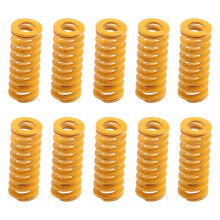 Heated bed leveling spring for 3D printers, 8x20 mm, yellow print, compatible with Creality Ender 2/3 Pro CR-10S PRO