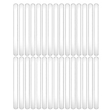 30 ice pop sticks, 11.5 cm acrylic cake sticks, reusable plastic ice pop sticks
