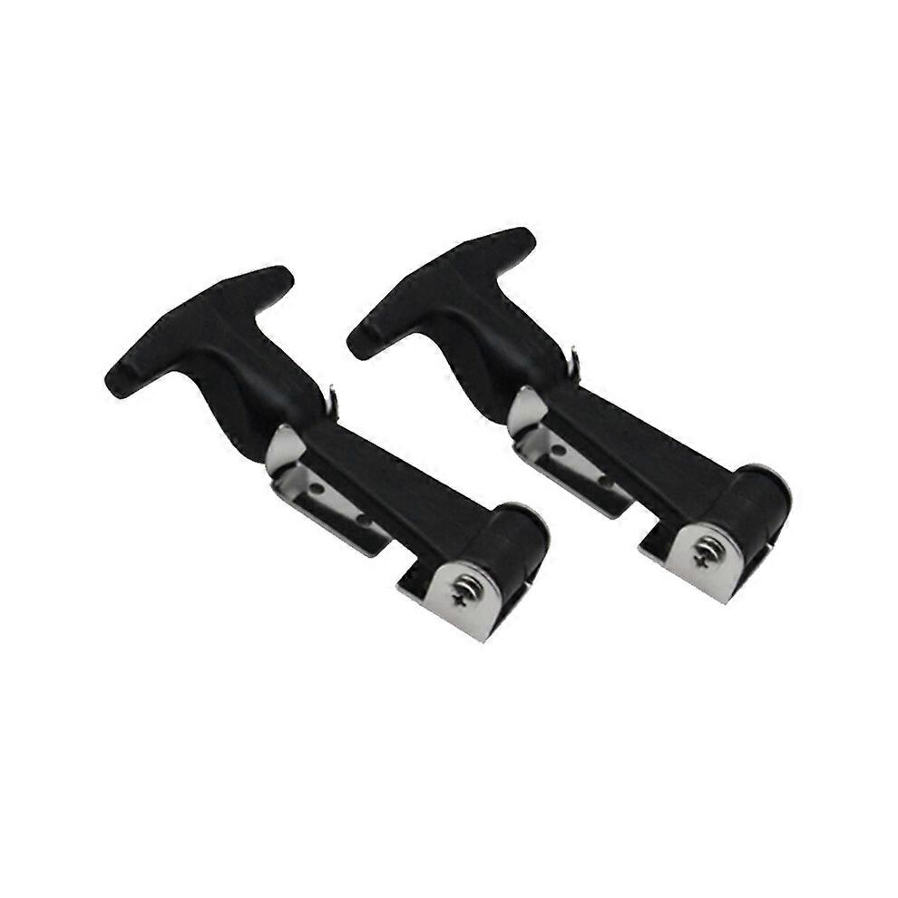 Stainless Steel Rubber Hood Closures, Flexible T-Handle Latches, Flexible Rubber Pull Tabs With Holders 8132065362525