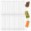 30 ice pop sticks, 11.5 cm acrylic cake sticks, reusable plastic ice pop sticks 2