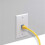 Επίτοιχη πλάκα Ethernet Cat6 4x, 1 θύρα RJ45 θηλυκό σε θηλυκό, σύνδεσμος τοίχου Keystone P 4