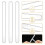 30 ice pop sticks, 11.5 cm acrylic cake sticks, reusable plastic ice pop sticks 5