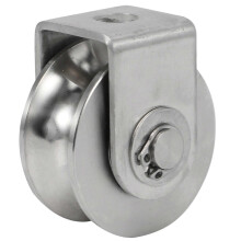 2-inch roller bearing U-slot roller dispenser, removable heavy-duty grooved rollers compatible with materials