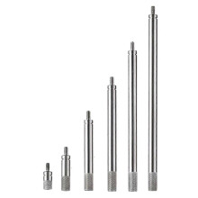 Set of 6 extension rods for dial indicator, M2.5 thread, extension from 10 to 100 mm, for measuring dials and diameters.