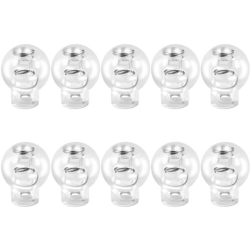 Plastic tilt spring stop, single-hole rope ties, 10 pieces 1