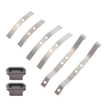2 Pairs of Steel Damper Leaf Springs Suspension compatible with WPL D12 B14 B24 B16 B36 RC Truck Car Upgrade