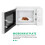 9.6-inch Universal Durable Glass Microwave Turntable 5