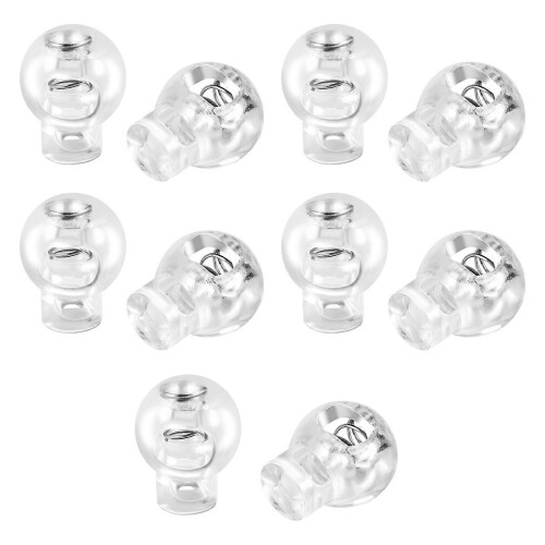 Plastic tilt spring stop, single-hole rope ties, 10 pieces 2