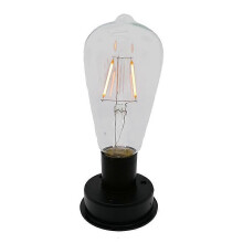 1 Solar LED Tungsten Filament Lamp 2800K with Automatic Light Sensor, Fence Night Lights compatible with Garden
