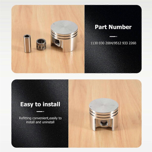 Πιστόνι και ελατήρια 38mm, πείρος 10mm, κιτ ρουλεμάν για αλυσοπρίονο Stihl MS180 018 180 1