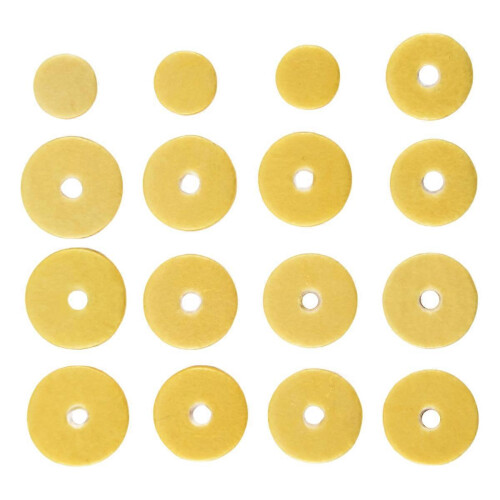 16 durable, high-quality replacement leather pads for flutes and wind instruments 2