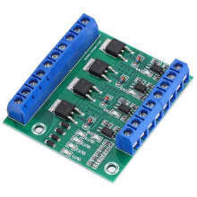 4-Channel MOS Field Effect Transistor Module Amplifier Circuit Board Driver Module Optocoupler Isolation