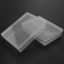 Scatola portaoggetti per 10 carte da gioco, porta carte da collezione, organizer per carte, scatola portaoggetti in plastica trasparente